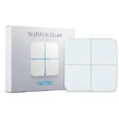Aeotec Funkwandschalter WallMote Quad mit 4 Tasten für Steuerung von Geräten und Szenen Slider-Funktion AEOEZW130 - Kompatibel mit SMART HOME by hornbach
