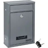 Monzana Deuba Briefkasten silber 32x22x9cm