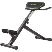 Tunturi Rückentrainer CT40, Hyperextension Bank, verstellbarer Roman Chair mit 7 Positionen, zusammenklappbar