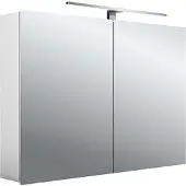 Emco LED Spiegelschrank mee AP 100 cm 2-türig