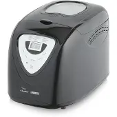Princess Brotbackautomat 152009 - Timer - Digitalanzeige - 15 Backprogramme - Glutenfrei-Programm - 900 Gr - 600 Watt - Schwarz/Silber