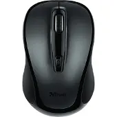 Trust Siero Silent, Beidhändig, Optisch, RF Wireless, 2400 DPI, Schwarz