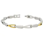 Boccia Titan plattiert Armband 20 cm | Gr.: onesize