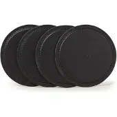 Dutchdeluxes Untersetzer Coasters Black (4-teilig)