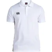 Canterbury Herren Poloshirt weiß sportlich Waimak S Rugby Freizeit