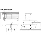 Villeroy & Boch Squaro Edge 12 Duo Badewanne 160 x 75 cm