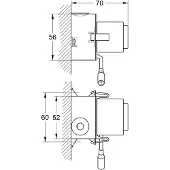 GROHE Nova Cosmopolitan Light Schaltnetzteil für WC-Betätigung chrom - 66960000