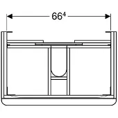 Geberit 500.353.JK.1, Grau, 2 Schublade(n), 1 Stück(e), 734 mm, 470 mm, 617 mm