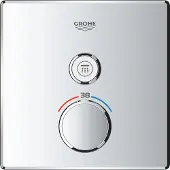 GROHE Grohtherm SmartControl Thermostat mit einem Absperrventil, 29123000, Farbe: Chrom