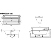 Villeroy & Boch Subway Duo Badewanne 180 x 80 cm