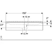 Geberit 500346001 Xeno2 Unterschrank f. WT aus VARICOR