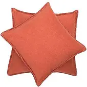 David Fussenegger Kissenhülle Sylt 'Uni' (Farbe: Terracotta / Größe: 50 x 50 cm)