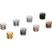 Schaller Dome knob Black Chrome