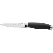 Carl Schmidt Sohn Spickmesser "SHIKOKU, 10 cm, Edelstahl rostfrei", schwarz, Klingenlänge 10cm, Edelstahl, Kunststoff, Kochmesser, Spickmesser, mit Kullenschliff