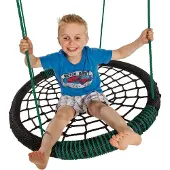 Axi Nestschaukel Oval 100 cm für Kinder | Outdoor Nest Schaukel für den Garten