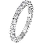 Swarovski Ring - Swarovski Vittore Silberfarbene Ring 5257465 - Gr. 50 - in Silber - für Damen