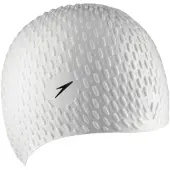 Speedo Badekappe Bubble Cap Unisex White