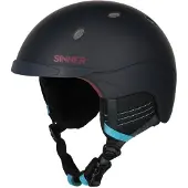 Sinner Skihelm Titan Midnight Dunkelrot-L