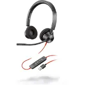 HP Poly POLY 3320 Kopfhörer Kabelgebunden Kopfband Anrufe/Musik USB Typ-A Schwarz