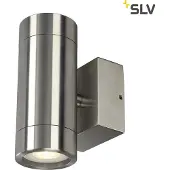 SLV 233302 ASTINA STEEL GU10 Wandleuchte rund Edelstahl