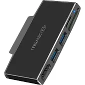 Terratec CONNECT Go1, Schwarz, MMC, MicroSD (TransFlash), SD, 5 Gbit/s, 4K Ultra HD, 3840 x 2160 Pixel, Aluminium
