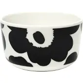 Marimekko Oiva/Unikko Schale 2,5 dl Schwarz-Weiß