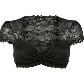 Stockerpoint Dirndlbluse "Jasmin" in schwarz | Gr.: 42
