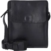 Harold's Leder Umhängetasche Aberdeen Crossbag Black schwarz