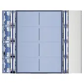 Legrand 352181 Druckknopf Panel Aluminium