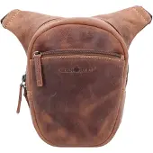 Greenburry Vintage Biker Gürteltasche Leder 20 cm