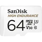 SanDisk High Endurance, 64 GB, MicroSDXC, Klasse 10, UHS-I, 100 MB/s, 40 MB/s
