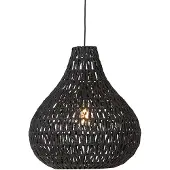 QAZQA Retro Hängelampe schwarz 45 cm - Lina Drop