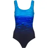 LASCANA Badeanzug mit Batikprint und Shaping-Effekt