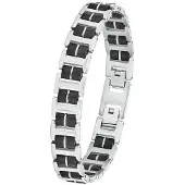 Amor Armband für Herren, Edelstahl amor Silber