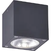 Paul Neuhaus LED Deckenaufbauleuchte Georg aus Aluminium in Anthrazit eckig IP44