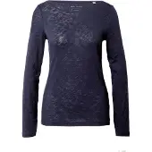 Marc O'Polo Longsleeve "Longsleeve T-Shirt longsleeve 1er Pack", Damen, Gr. XL, blau (dunkelblau), Obermaterial: 100% Baumwolle CO., Shirts Longsleeve