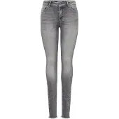 ONLY Blush Mid Skinny Ankle Raw Rea0918 Grey Denim XL