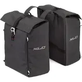 Xlc Doppelpacktasche 37 Liter 2x18,5 Liter Liter 37x33x15cm Anthrazit Fahrrad
