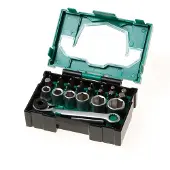 HiKOKI Bit-Box 1/4, 24-tlg., 25mm, inkl. Ratsche, Größe I