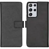 IMoshion Samsung Galaxy S21 Ultra Hülle - Kunstleder - - Klapphülle - Schwarz