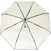 Smati Taschenschirm in Transparent/ Schwarz - Ø 98 cm - onesize