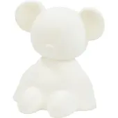 Nattou Nachtlampe - Silikon - LED - Maus - 12x14x15 cm - Weiß - - One Size - Nachtlicht