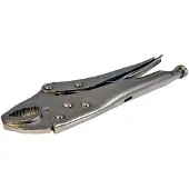 Silverline Gripzange gebogen 180 mm