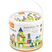 Vigatoys Holzklötze für Kinder Viga City 75 Stück