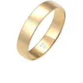 Elli Ringe - Ring Bandring Trauring Basic Hochzeit Paar 585 Gel - Gr. 58 MM - in Gold - für Damen