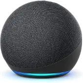 Amazon Echo Dot (4th gen), Alexa, Sphärisch, Anthrazit, Charcoal, Deutsch, Englisch, Spanisch, Französisch, Italienisch, Android, Fire OS, iOS