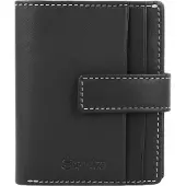 Esquire Oslo Kreditkartenetui RFID Leder 8,5 cm Esquire Schwarz