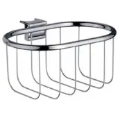 Hansgrohe AXOR Montreux Seifenkorb, für Unica Wandstange, 42066820, Farbe: Brushed Nickel