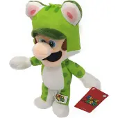 JAKKS Pacific Nintendo Mario Bros U Plüsch - Cat Luigi, 20 cm