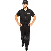 Amscan Erwachsenenkostüm German Swat Cop Grösse Std